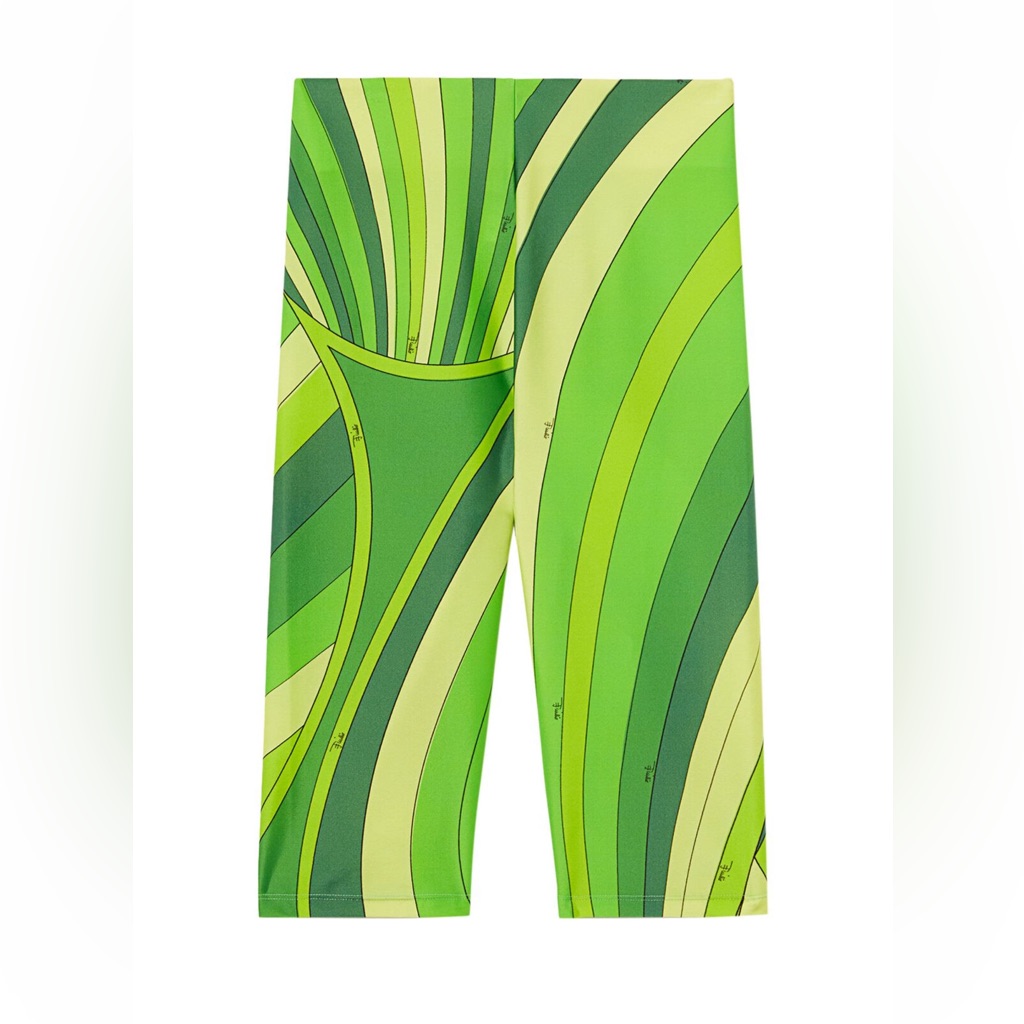 Emilio Pucci ( Green Biker Shorts )
